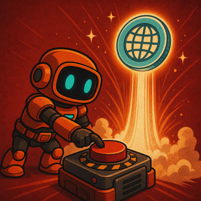 Robbie token launch artwork